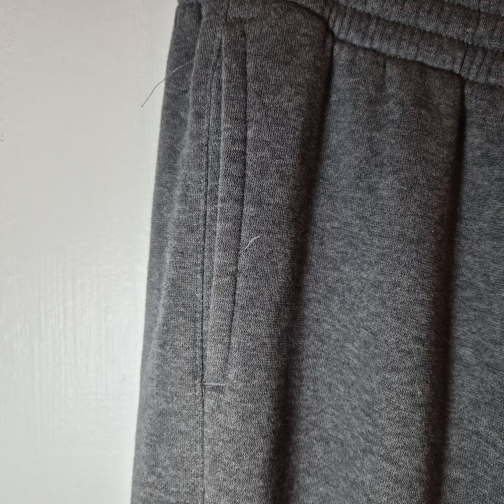Adidas Straight Leg Joggers Womens Sz M Snap Ankle‎ Sweatpants Grey - Picture 3 of 10